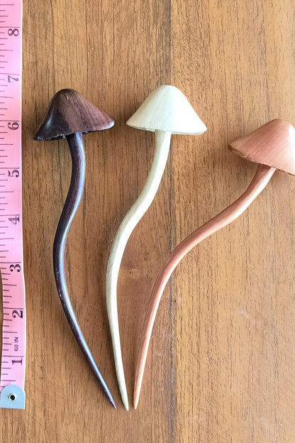 Mushroom Hair Sticks