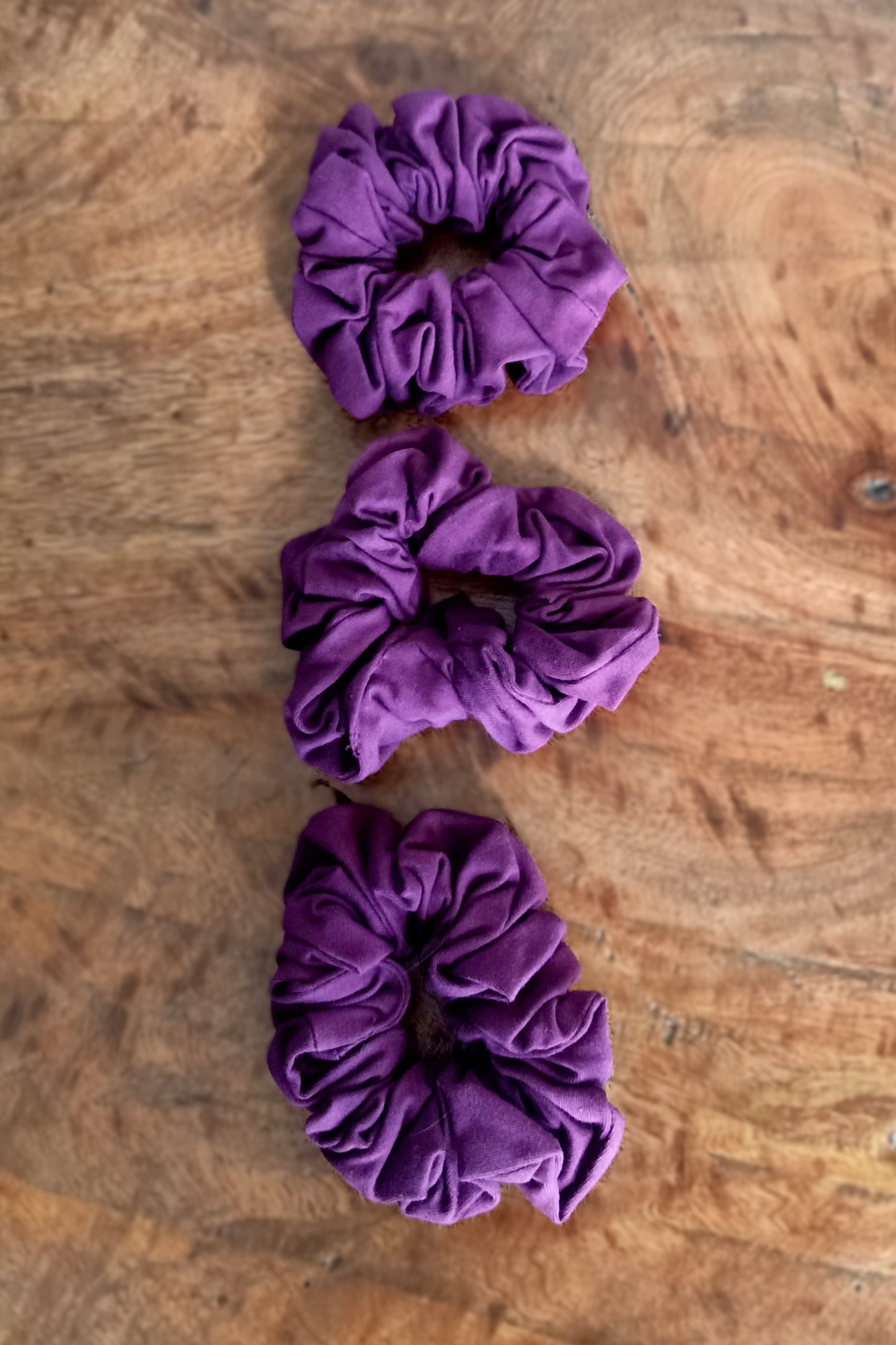 Plum Scrunchie 3 Pack