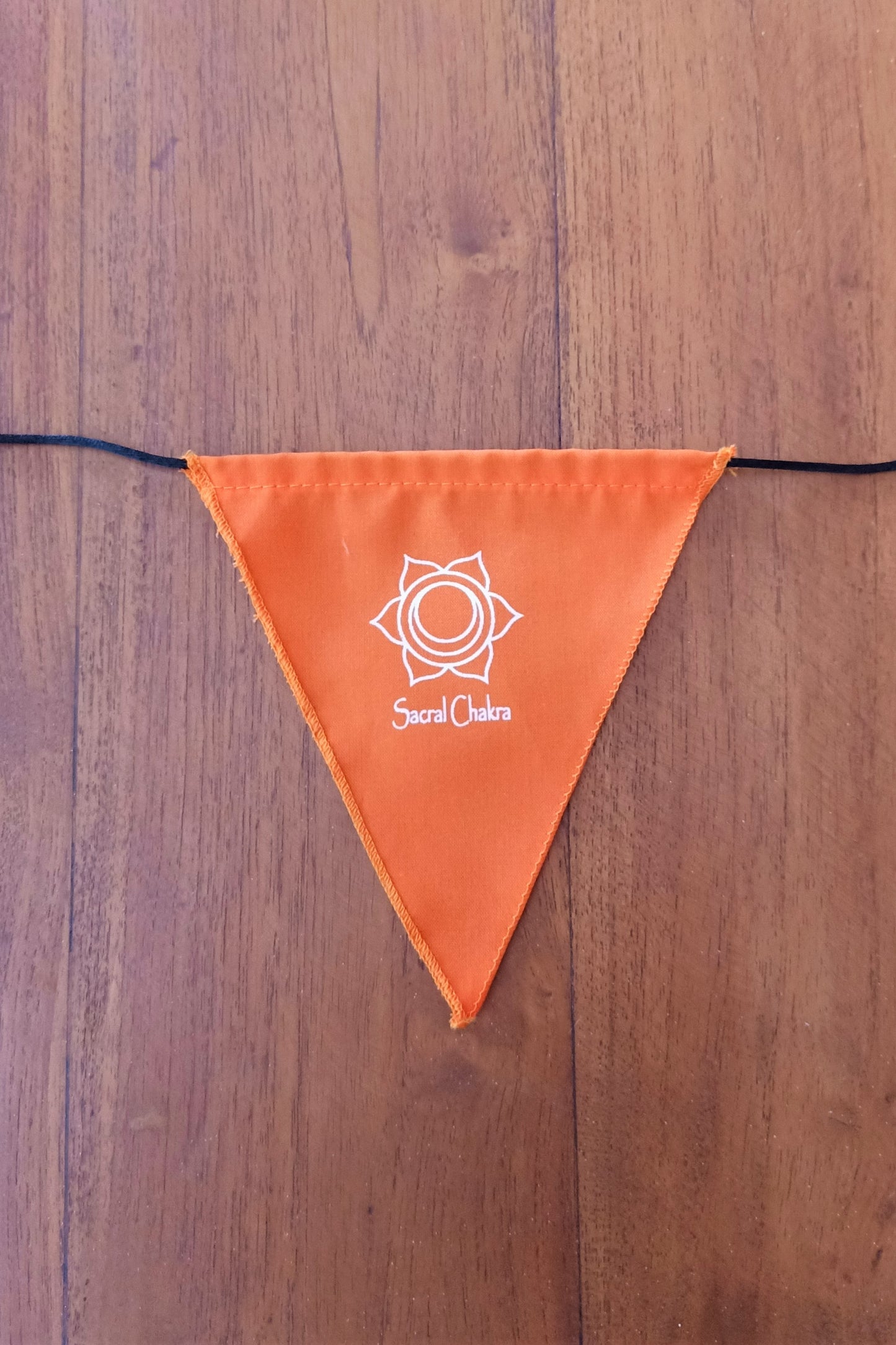 Triangle Printed Chakra Flags