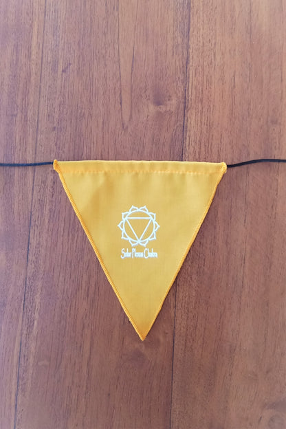 Triangle Printed Chakra Flags