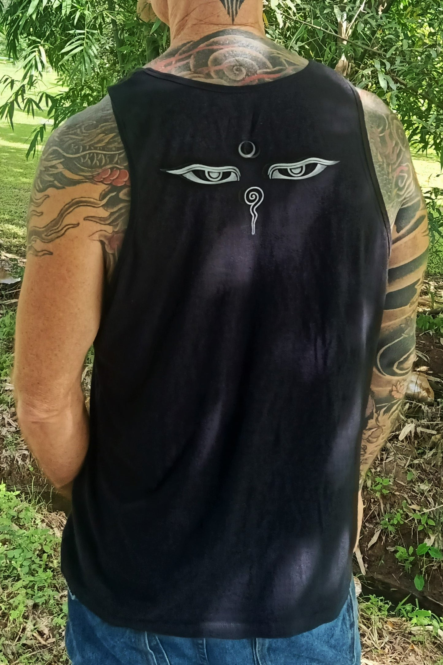 Black Hemp Tank Top