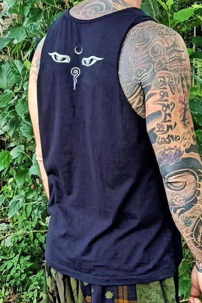 Black Hemp Tank Top