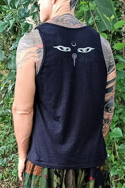 Black Hemp Tank Top