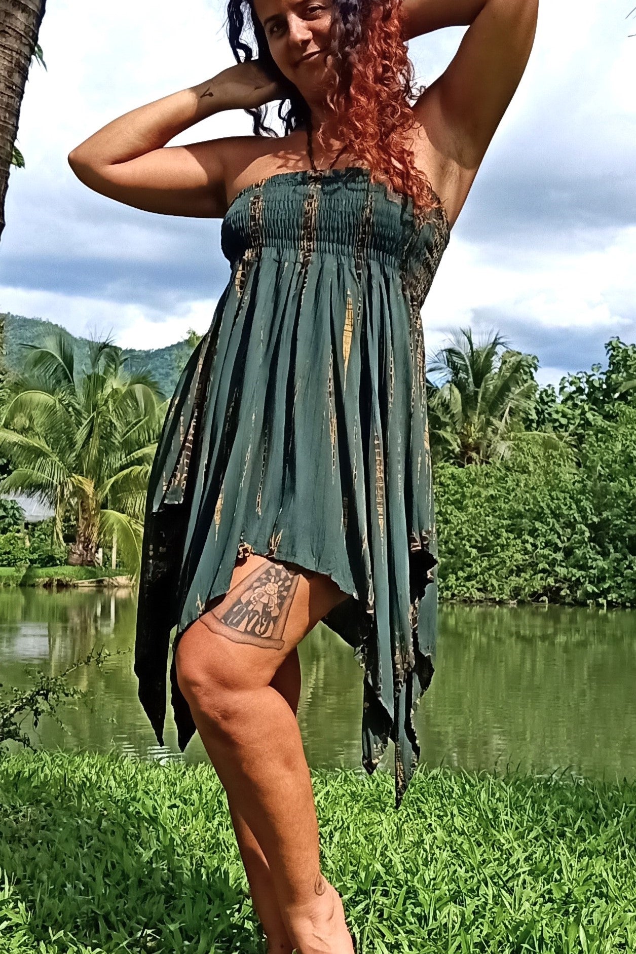 Fae Skirt/Dress in Rainforest