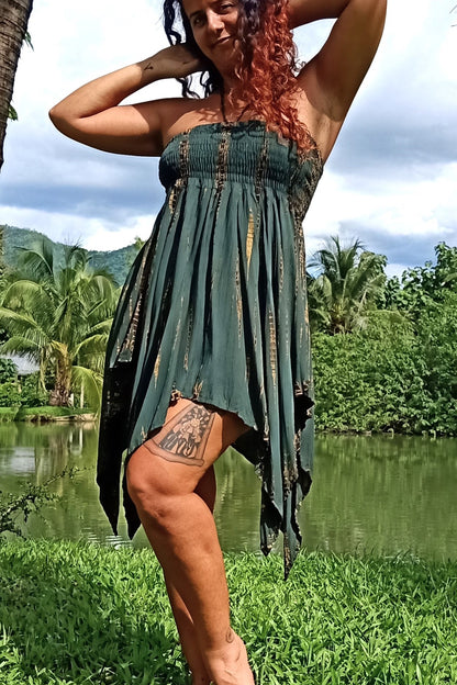 Fae Skirt/Dress in Rainforest