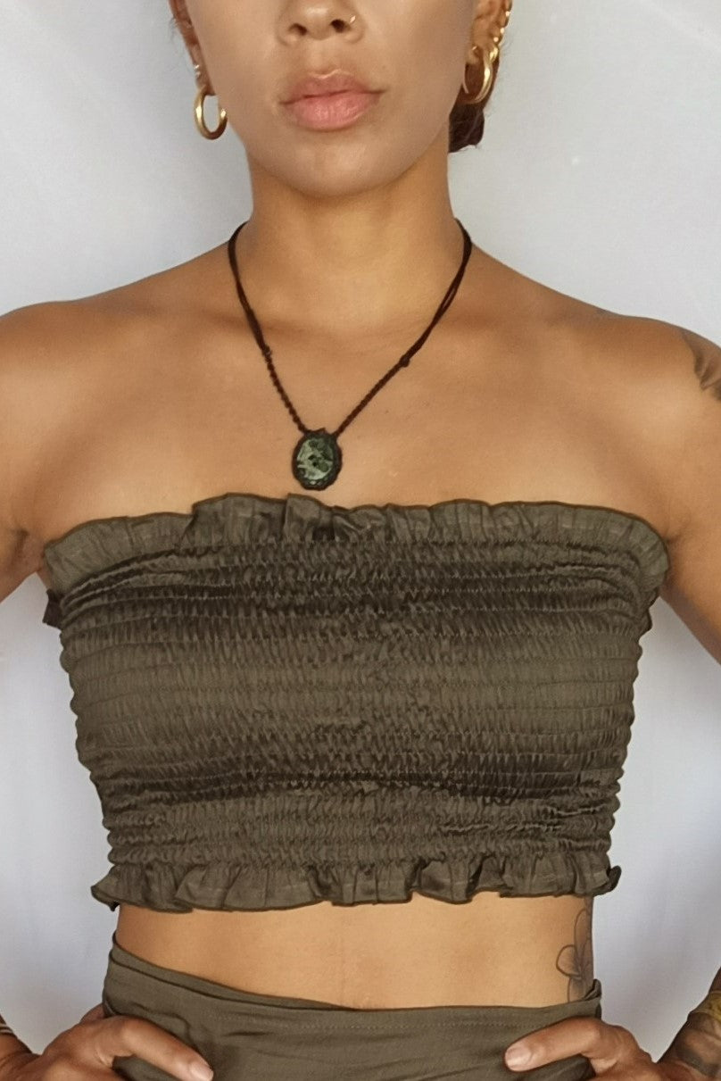 Tube Top in Sage